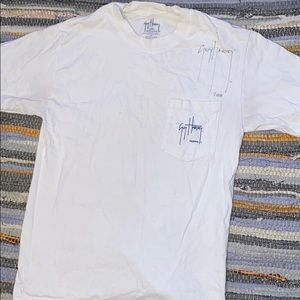 Signed Guy Harvey White T-shirt!